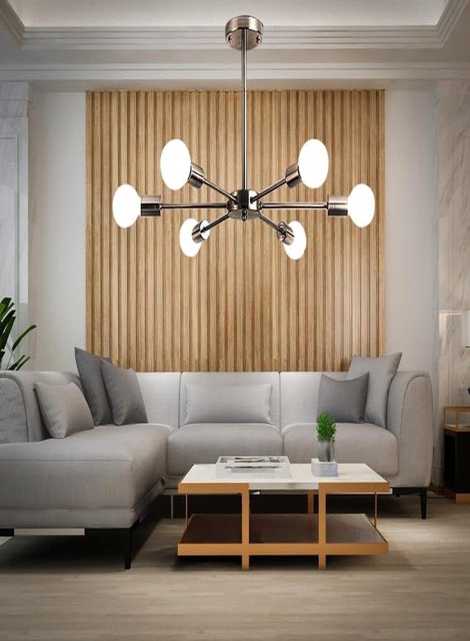 GAUVIK 245/6 Light Chandelier Nordic Living Room Modern Dining Room Bedroom Creative Lights Silver Deco Lighting - Image 3